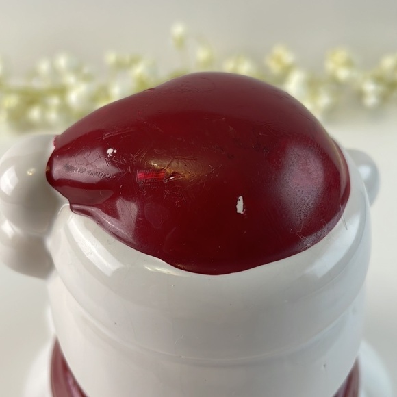 Vintage Polar Bear Christmas Lidded Candy Dish - Picture 6 of 17